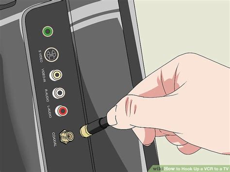 how to hook up vhs to tv
